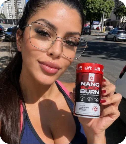 Cliente com o Nano Black